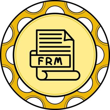 FRM Custom Modern Graphic Element vector