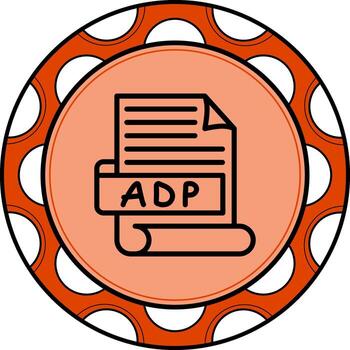 ADP Custom Modern Graphic Element vector