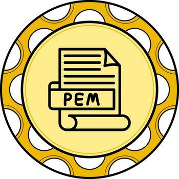 PEM Custom Graphic Feature vector