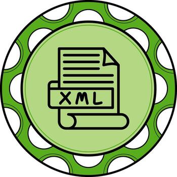 XML Elegant Flat Design Object vector