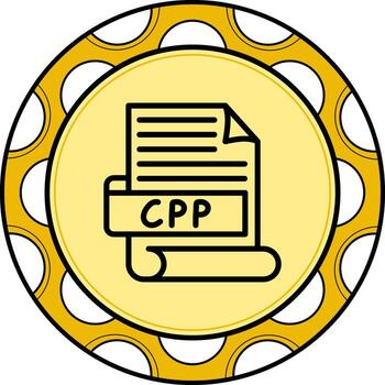 cpp creativo diseño concepto vector