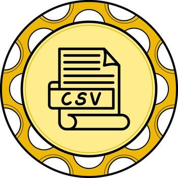 CSV Clean Design Object vector
