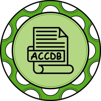 ACCDB Balanced Branding Graphic Layout vector