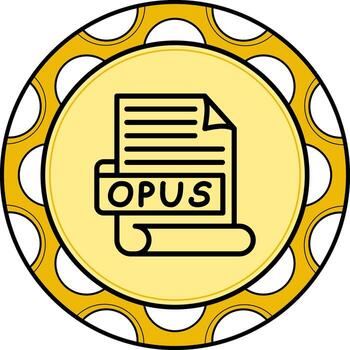 OPUS Innovative Flat Design Object vector