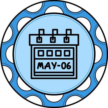 sexto mayo personalizado ui Arte diseño vector