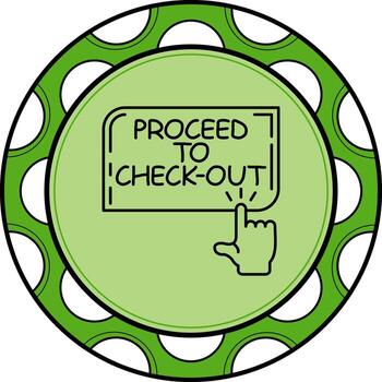 Continuar a revisa dedo grifo botón alto calidad Arte diseño vector