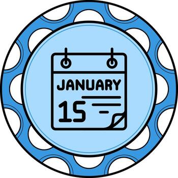 15 January Custom UI Art Layout vector