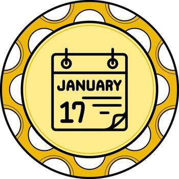 17 January Modern UI Graphic Feature vector