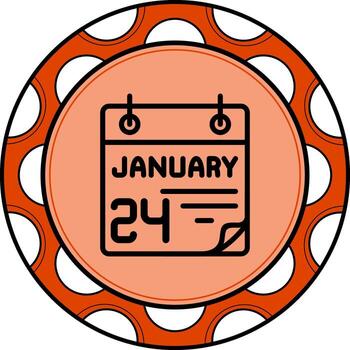 24 January Custom UI Art Layout vector