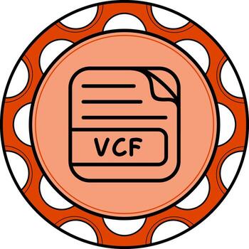 VCF File Elegant Flat Design Layout vector