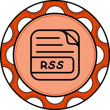 RSS File High Quality Design Object vector