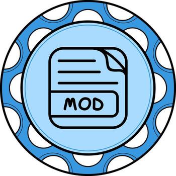 MOD File Balanced Creative Graphic Object vector