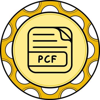 PCF File Distinct Branding Art Element vector