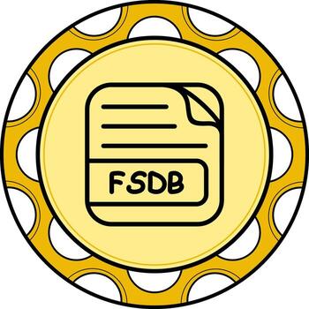 FSDB File Refined Digital Shape vector