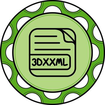 3dxxml archivo alto calidad creativo elemento vector