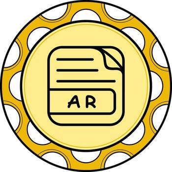 AR File Functional UI Design Asset vector