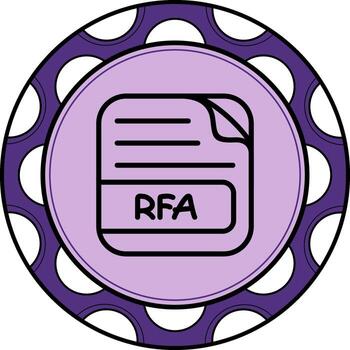 RFA File Stylish UI Element vector