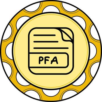 PFA File High Quality Flat Object vector