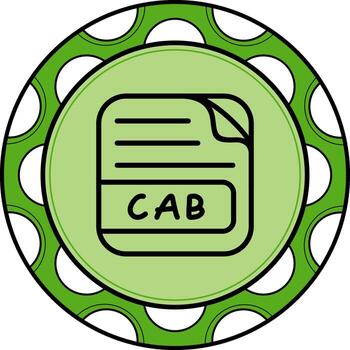 CAB File Sophisticated Branding Art Layout vector