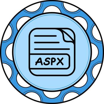 ASPX File Distinct Modern Layout vector