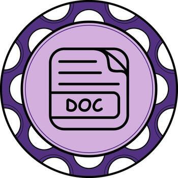 DOC File High Quality Art Element vector