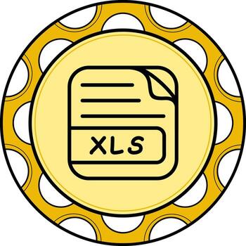 xls archivo personalizado moderno gráfico elemento vector