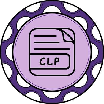 CLP File Custom UI Art Layout vector