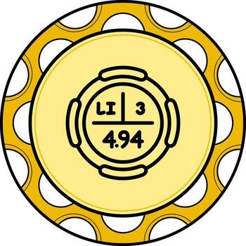 Lithium Elegant Digital Design Object vector