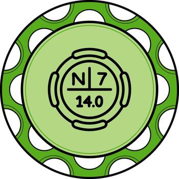 Nitrogen Custom Graphic Feature vector