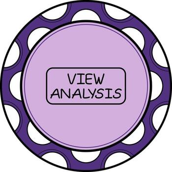 ver análisis Delgado botón profesional ui gráfico forma vector