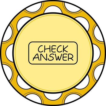 cheque responder Delgado botón refinado creativo objeto vector