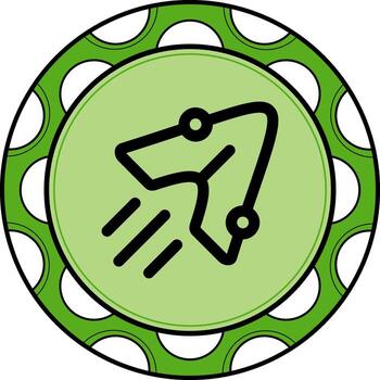 enviar elegante plano diseño elemento vector