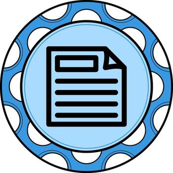 documento personalizado plano diseño forma vector