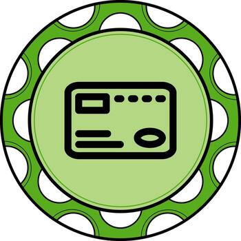 Credit Card Custom UI Art Layout vector