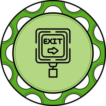 Next Exit Elegant Web Graphic Layout vector