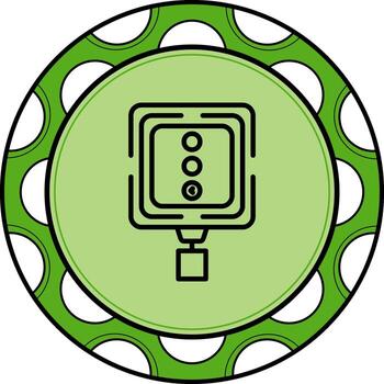 Left Turn Signal Dynamic Web Graphic Object vector