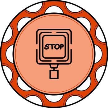 Stop Stylish UI Design Layout vector