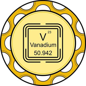 vanadio cuadrado refinado moderno diseño objeto vector