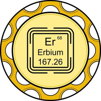 erbio cuadrado dinámica ui diseño objeto vector