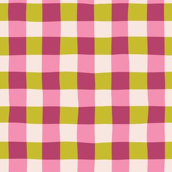 Modern seamless abstract patterns with lines, grids, and organic strokes. Minimal hand drawn design in trendy cute style stylish backgrounds for branding, fabric, and digital projects vector