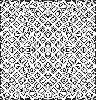 resumen diamante enrejado ornamento inspirado por Oeste javanés batik estilo, irregular geométrico modelo para moderno textil diseño vector