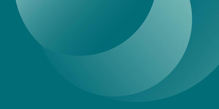 Abstract Teal Gradient Curves Background with Smooth Transitions. vector