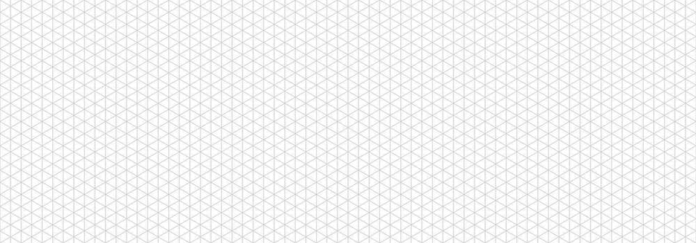 Black seamless isometric grid paper. Triangular blueprint repeating pattern. Graph guide background for engineering, architect and technical drawing. Repeated lined ruler sheet page template vector