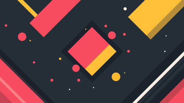 oscuro resumen geométrico antecedentes con vibrante formas vector