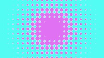 cyan med rosa vågor mönster vj slinga bakgrund video