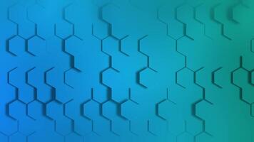 utforska en modern abstrakt design med blå och kricka mönster på en vägg video