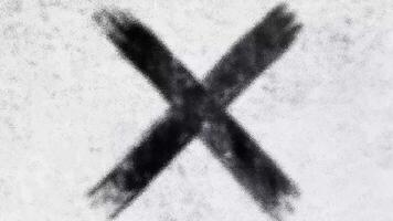 utforska annorlunda mönster av bläck märken på papper i en kreativ aktivitet video