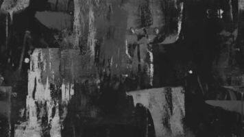 moderne abstrait art exploration dans une studio réglage avec dynamique coup de pinceau video