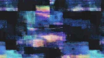 färgrik abstrakt mönster skiftande och ändring över tid i en digital konstverk video