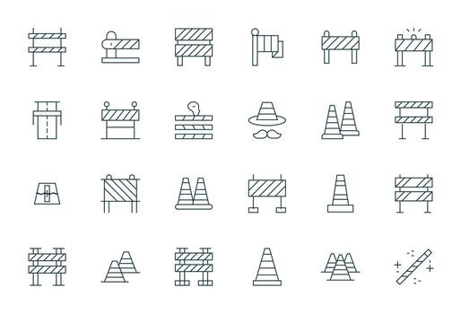 palabra clave sin nombre completar paquete con 24 alto resolución Delgado línea monitor Perfecto íconos vector